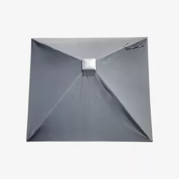 LEIFHEIT Roof LinoProtect 400 sušilnik perila z zaščitno streho, 40 m dolžine sušenja, 4 vrvi, aluminijast okvir, srebrno-siv