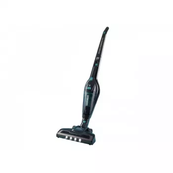 LEIFHEIT RotaroPowerVac 2in1 20V brezžični palični sesalnik z ročnim sesalnikom, 40 minut delovanja, brezkrtačni motor, LED lučke, brez vrečke, 0,45L posoda za prah, HEPA filter, bel
