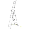 HAILO kombinirane lestve HobbyLOT aluminij 2x8 + 1x9 prečk