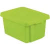 CURVER Essentials 16L škatla za shranjevanje s pokrovom, zelena, 30 x 39 x 21 cm