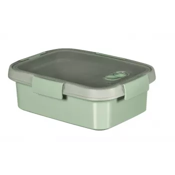 CURVER škatla za shranjevanje živil Lunch pravokotna 1L Smart Eco To Go 20x15x7cm Soft Green