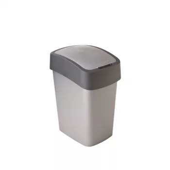 CURVER Flip Bin 25L posoda za smeti srebrna/siva