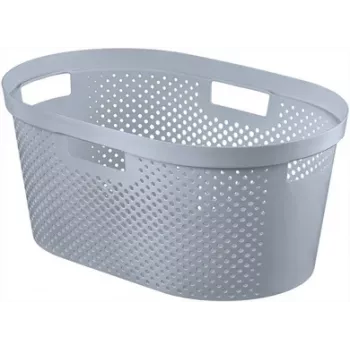 CURVER Infinity košara za perilo iz reciklirane plastike 40L 59x39x27cm siva