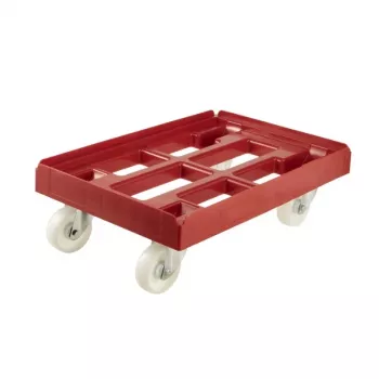 keeeper voziček za transportne škatle in košare Rolf, 61x41x19 cm, rdeč