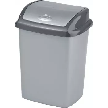 Curver Dominik 25L koš za smeti srebrn