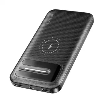 LogiLink PA0343RF brezžična powerbank 10000 mAh črna