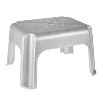 KEEEPER stol Tim 36,5 x 30 x 24 cm svetlo srebrn, bambus s certifikatom FSC, nosilnost 150 kg