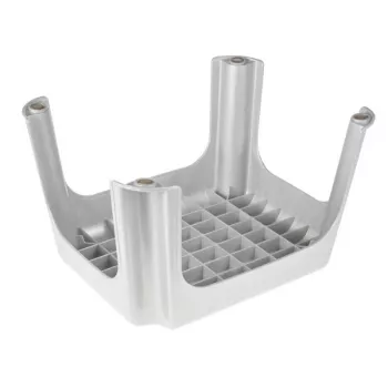 KEEEPER stol Tim 36,5 x 30 x 24 cm svetlo srebrn, bambus s certifikatom FSC, nosilnost 150 kg