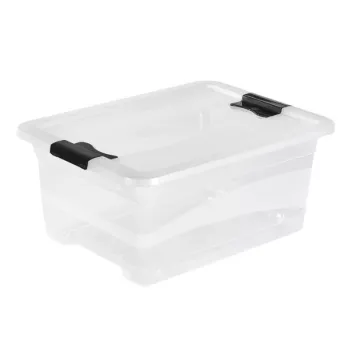 keeeper Crystalbox Cornelia škatla za shranjevanje s pokrovom, 12 L, prosojna, 39,5 x 29,5 x 17,5 cm