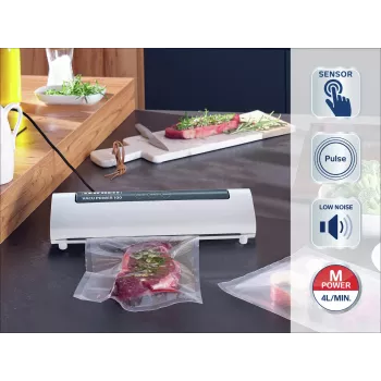 LEIFHEIT Vacu Power 100 vakuumski aparat bel/srebrn