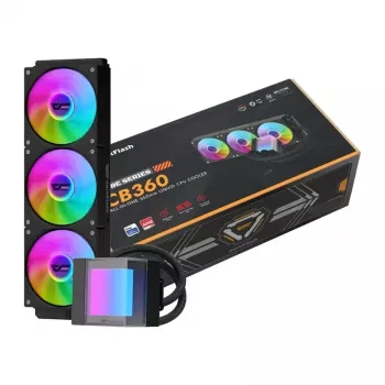 DarkFlash CB360 360mm ARGB tekočinsko hlajenje CPU - črno