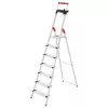 HAILO L85 ComfortLine aluminijasta gospodinjska lestev, 7 stopnic, 150 kg, EN 131