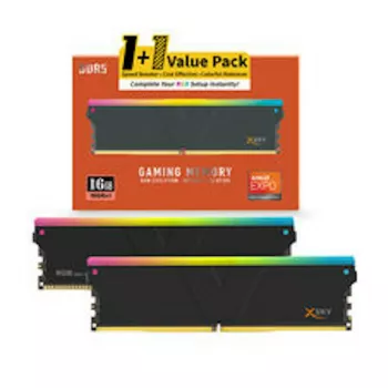 V-Color Manta XSky RGB 16GB DDR5-6000 CL28 EXPO pomnilniški modul, črn