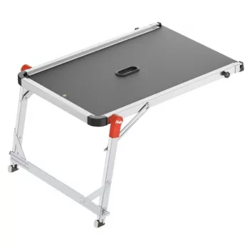 HAILO TP2 Pro stopniščna ploščad – nastavljiva aluminijasta delovna ploščad za stopnice, 150 kg, EN 131