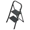 HAILO K44 StandardLine zložljive stopnice z varnostnim lokom, 2 stopnici, jeklo, črne, 150 kg