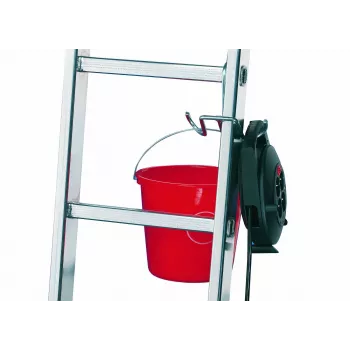 HAILO SafetyLine kavelj za vedro 9952-001, dodatek za lestve z držalom za orodje in objemko za kabel