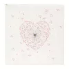 Goldbuch Golden Heart poročni foto album 30x31 cm, 60 belih strani, zlati folijski srčki 08 062