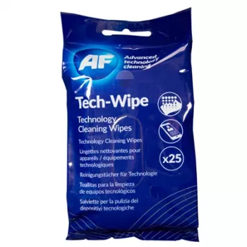 AF Tech Wipes čistilne krpice za tehnološke naprave, 25 kosov