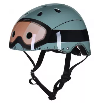 Hornit Military otroška kolesarska čelada 53-58 cm z zadnjo LED lučjo