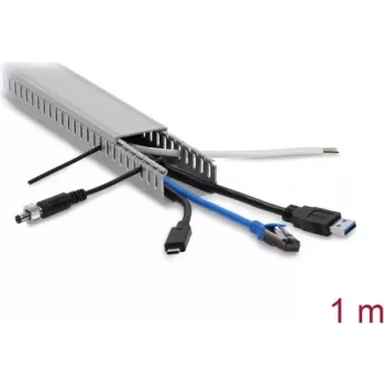 Delock kabelski kanal 40 x 25 mm - dolžina 1 m siva