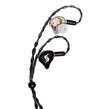 Stagg SPM-PRO BK in-ear monitor slušalke z 10mm dinamičnimi gonilniki, snemljivim kablom, črne