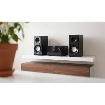 Blaupunkt MS49DAB mikro hi-fi sistem z DAB+ in Bluetooth, črn