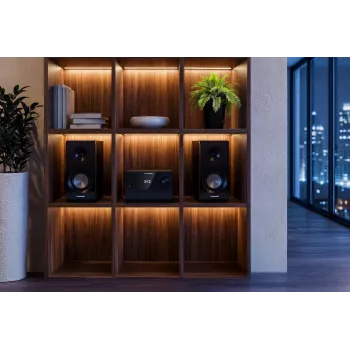 Blaupunkt MS49DAB mikro hi-fi sistem z DAB+ in Bluetooth, črn