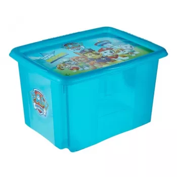 KEEEPER škatla s pokrovom 30L Karolina Paw Patrol 45x35x27cm svetlo modra