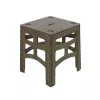 KEEEPER Timo zložljiva kamp miza M, olivna, aluminij, obremenitev 80 kg, 46,5x44,5x55 cm