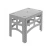 keeeper zložljiva zunanja miza Timo L, Nordic Grey, 70 x 45 x 55 cm, nosilnost 80 kg