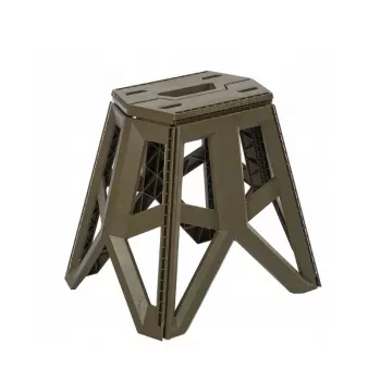 KEEEPER zložljiv kamp stol Tom, olivna, nosilnost 120 kg, 29 x 20 x 39 cm