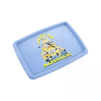 keeeper škatla s pokrovom 45L Karolina »Minions Happiness« 55,5x40x30cm svetlo modra