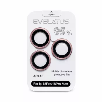 Evelatus Apple iPhone 18 Pro / 18 Pro Max zaščitno steklo za objektiv kamere Armor bordo