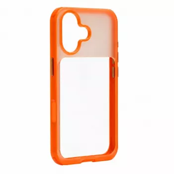 Evelatus Apple iPhone 17 LiveCase hibridni ovitek s stojalom PC+TPU oranžno