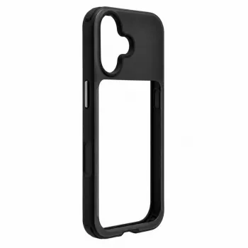 Evelatus Apple iPhone 17 LiveCase hibridni ovitek s stojalom PC+TPU črno