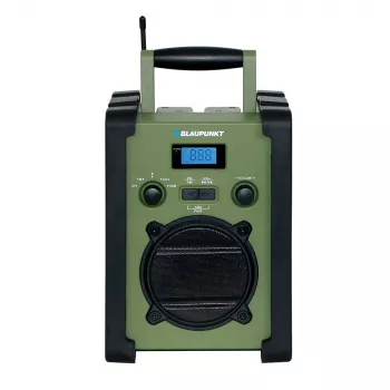 Blaupunkt PP35BT Survival prenosni radio z Bluetooth, solarno polnjenje, ročna ročica, powerbank, svetilka