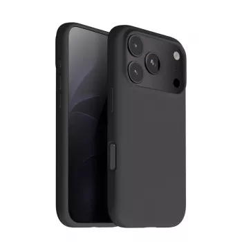 Crong Color Cover magnetni ovitek za iPhone 18 Pro Max / 17 Pro Max (črn)