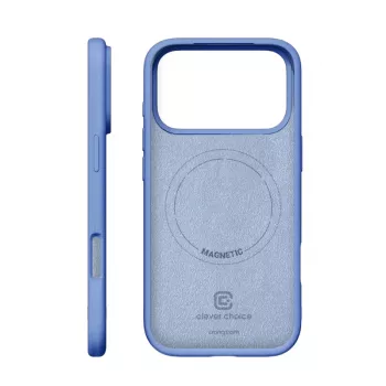Crong Color Cover magnetni ovitek za iPhone 18 Pro Max / 17 Pro Max (moder)