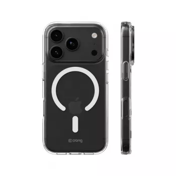 Crong Clear MAG Cover - ovitek MagSafe za iPhone 18 Pro / 17 Pro (prosojen)