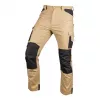 NEO TOOLS 81-350-3-M Mix&Match delovne hlače, platno z ojačitvami Cordura, bež-črne, velikost M