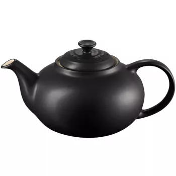 Le Creuset keramični čajnik 1,3L črn