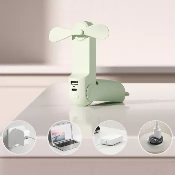 Jisulife ročni ventilator 8, zelen