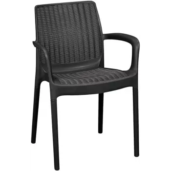 KETER vrtni stol Bali Mono, siv