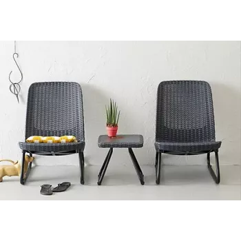 KETER set vrtnega pohištva Rio Patio Set, siv
