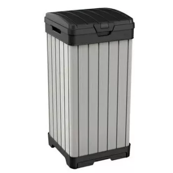 KETER posoda za smeti Rockford 125L siva