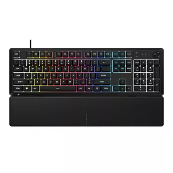 CORSAIR SKIFF 100 žična igralna tipkovnica z 10-conskim RGB osvetlitvijo črna