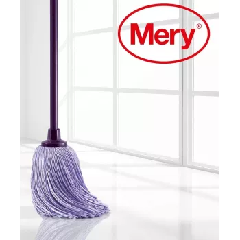 MERY zamenljiva mikrovlaknena krtačna glava La Original 22cm 168 g z ročajem krtače 140cm