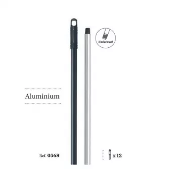 Aluminijast ročaj za krtačo MERY 140 cm