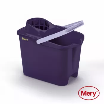 MERY vedro 14L s stiskalnikom vijolično