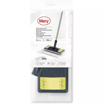Metla za tla za zbiranje prahu Dust Mop MERY 25,8x10,5cm z 10 krpami 29,5x21,5cm
